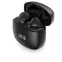 Spc Zion 2 Play Auriculares Bluetooth con Estuche de Carga, Autonomía 7h, Stick Corto 30mm, Negros